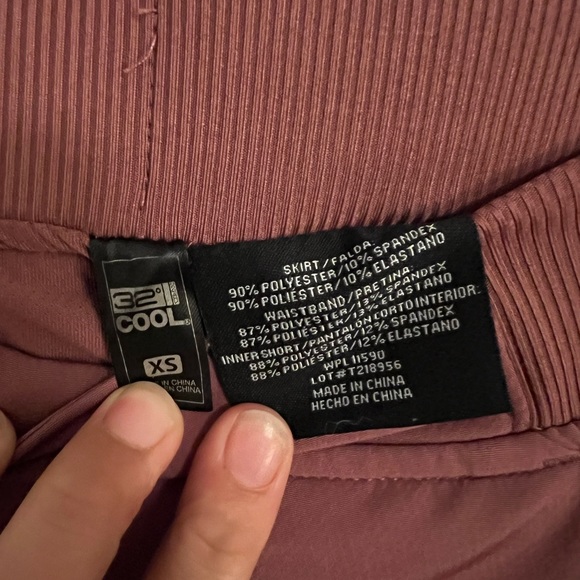 Mauve skort - Picture 2 of 2